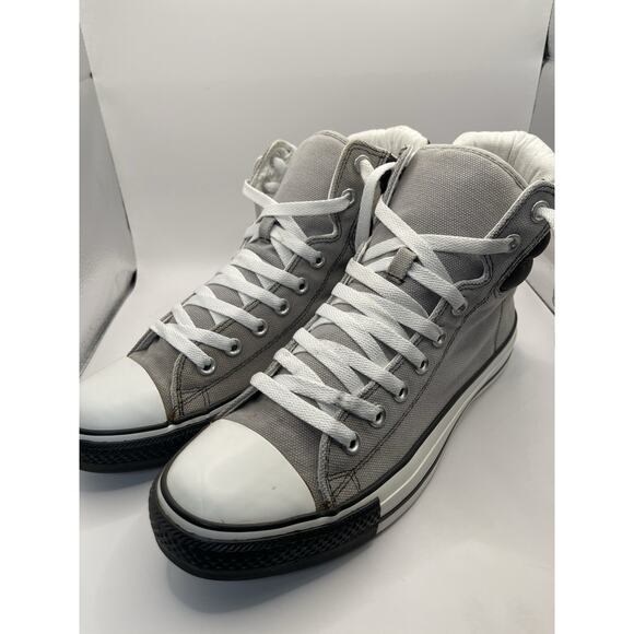 CONVERSE CHUCK TAYLOR CT PADD COLL HI Top GREY WHITE MENS 9.5 WOMENS 11.5 RARE - Picture 6 of 12